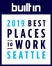100 best places to work in Seattle 2019 - built in Seattle